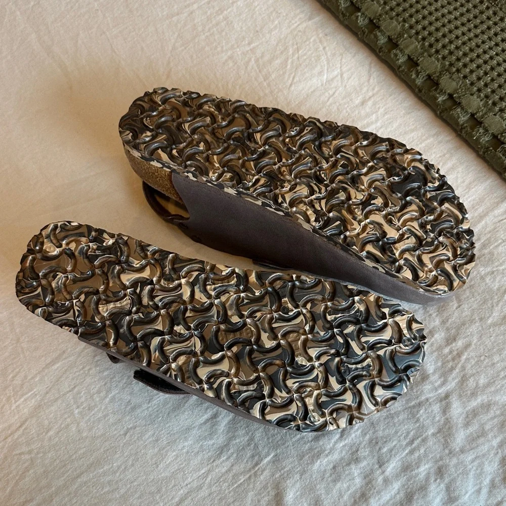 Women's Brown Slip-On Slippers - Picture 2 of 8